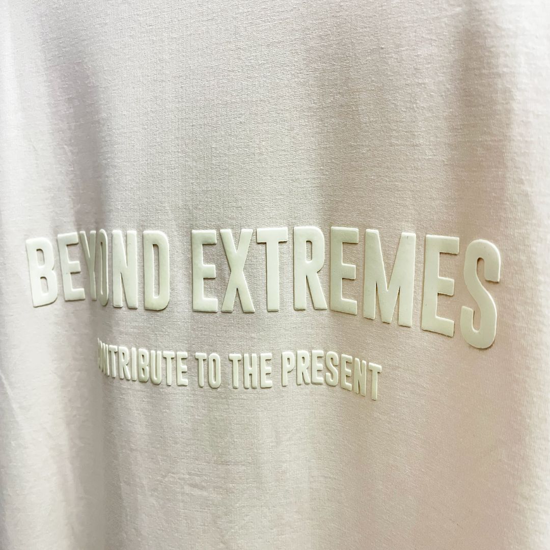 Oversized luxury T-shirt from Beyond Extremes, showcasing Indian streetwear style with a trendy and comfortable fit.