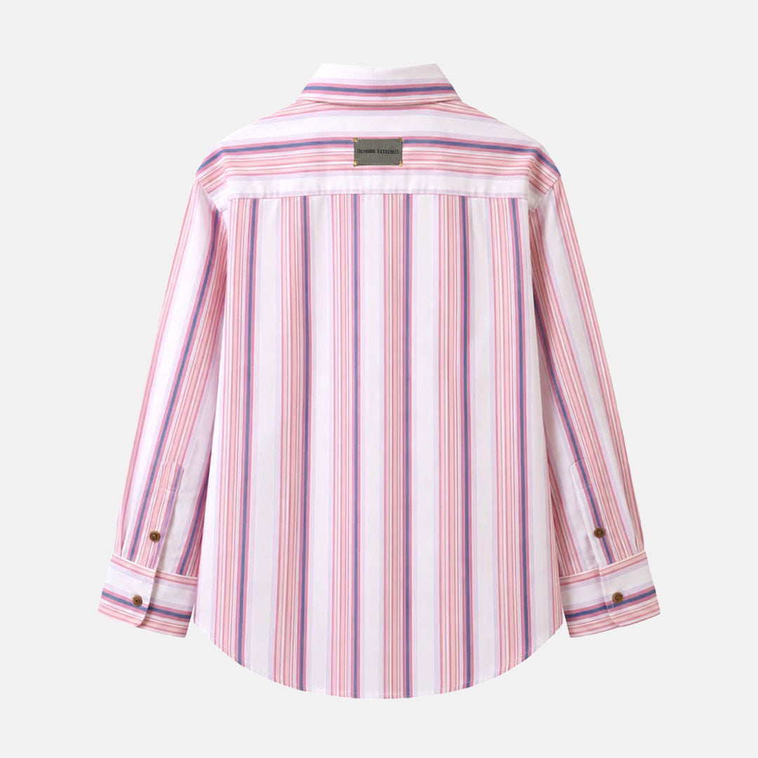 Seersucker Shirt in Morning Stripes