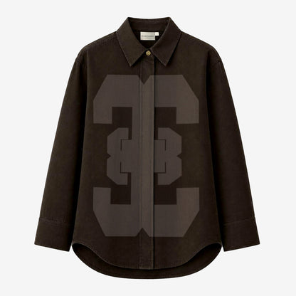 Patch Effect Shirt [Unisex]