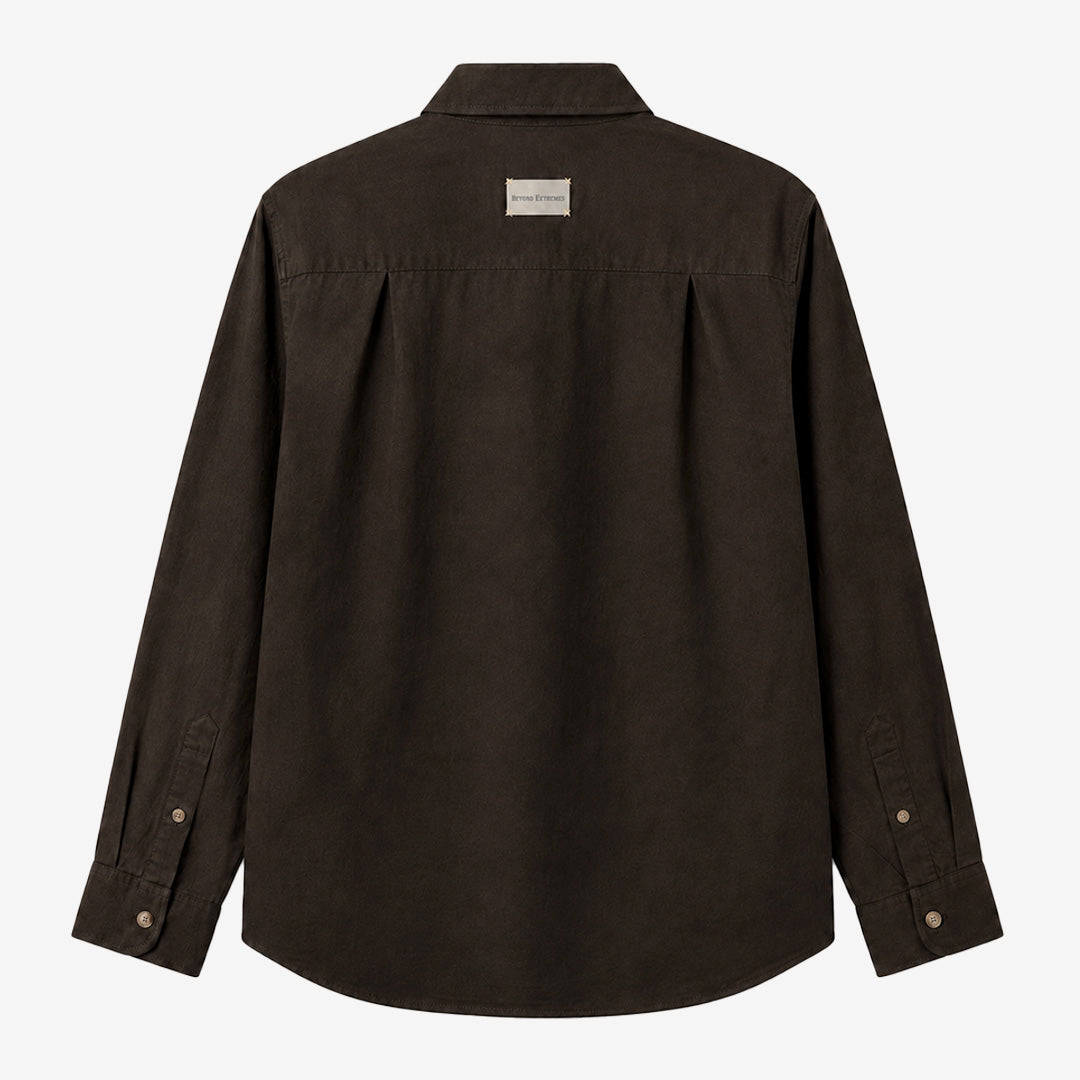 Patch Effect Shirt [Unisex]
