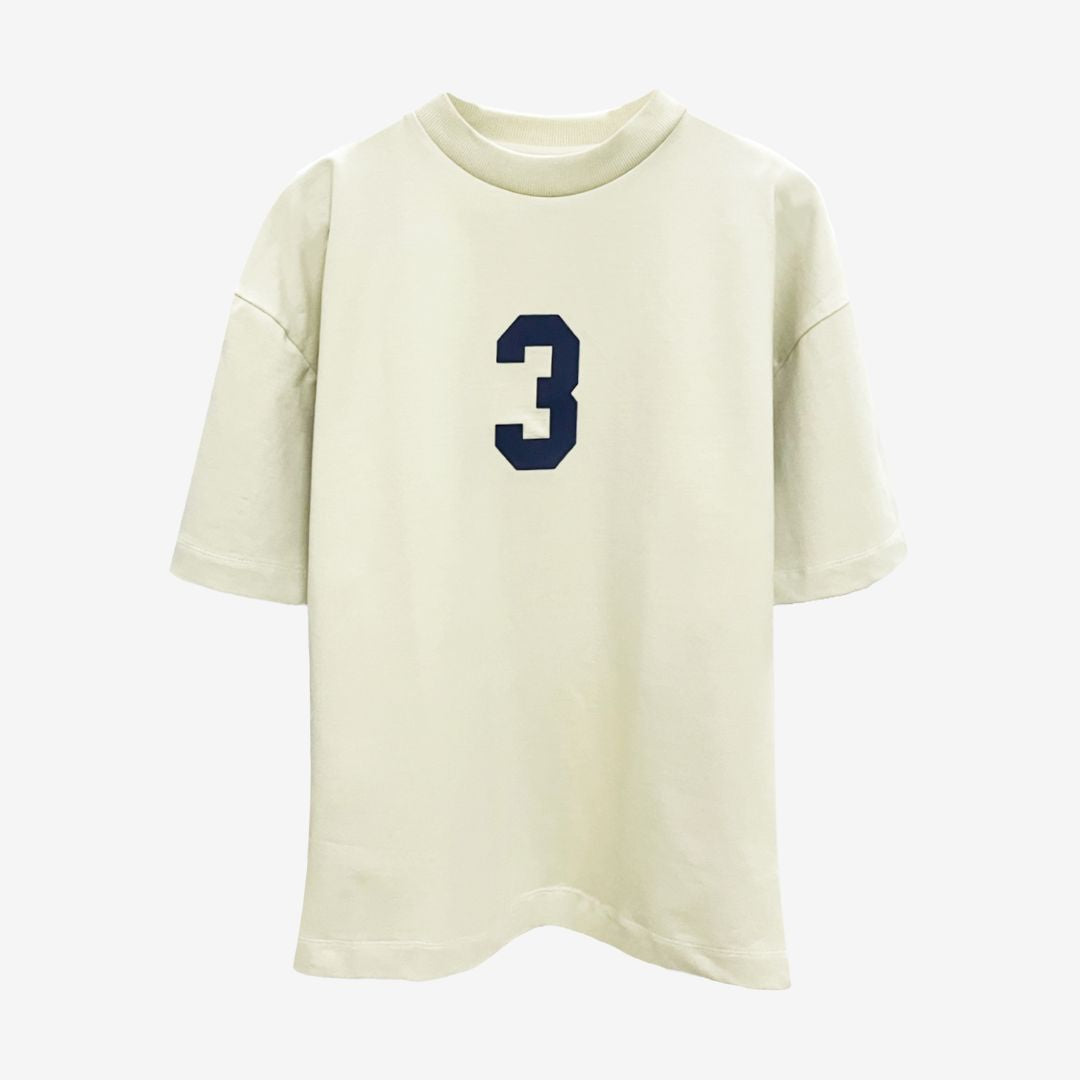 3 T-shirt in Ivory [Unisex]