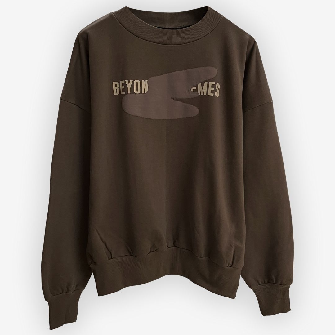 Mocha Spot Sweatshirt  [Unisex]