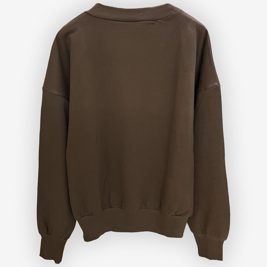 Mocha Spot Sweatshirt  [Unisex]