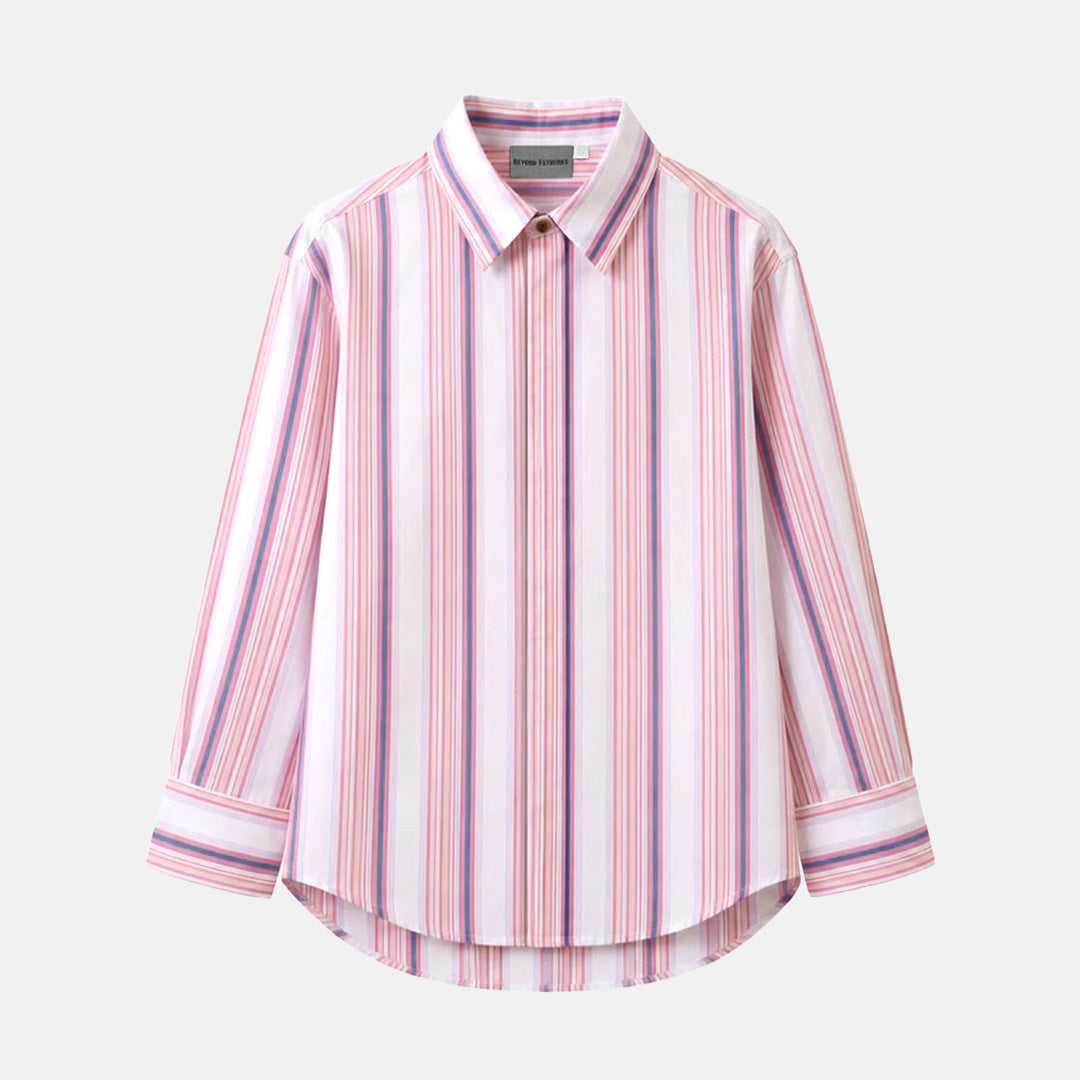 Seersucker Shirt in Morning Stripes