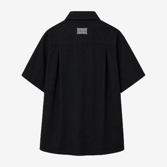 Stencil Farmland Shirt in Black [Unisex]
