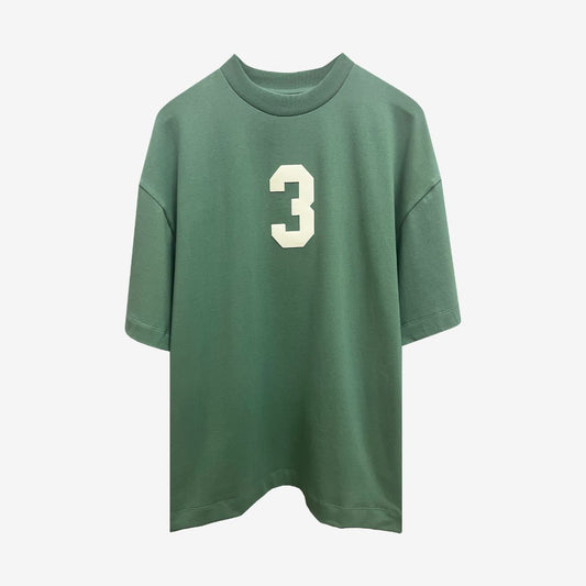 3 T-shirt in Green  [Unisex]