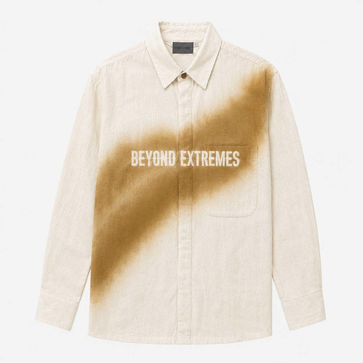 Stencil Shirt in Natural  [Unisex]