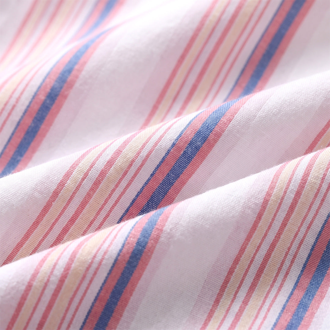Seersucker Shirt in Morning Stripes