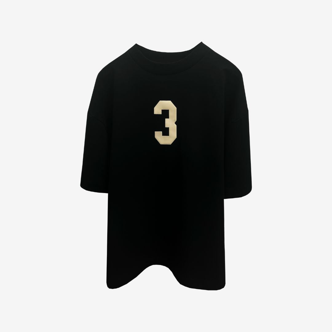 3 T-shirt in Black [Unisex]