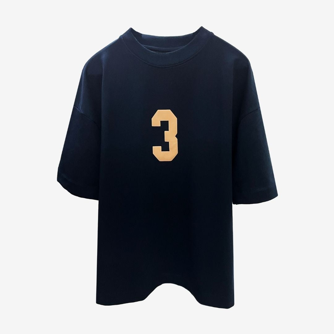 3 T-shirt in Navy Blue [Unisex]