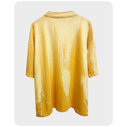 Yellow flora T-shirt 1*1 [Unisex]