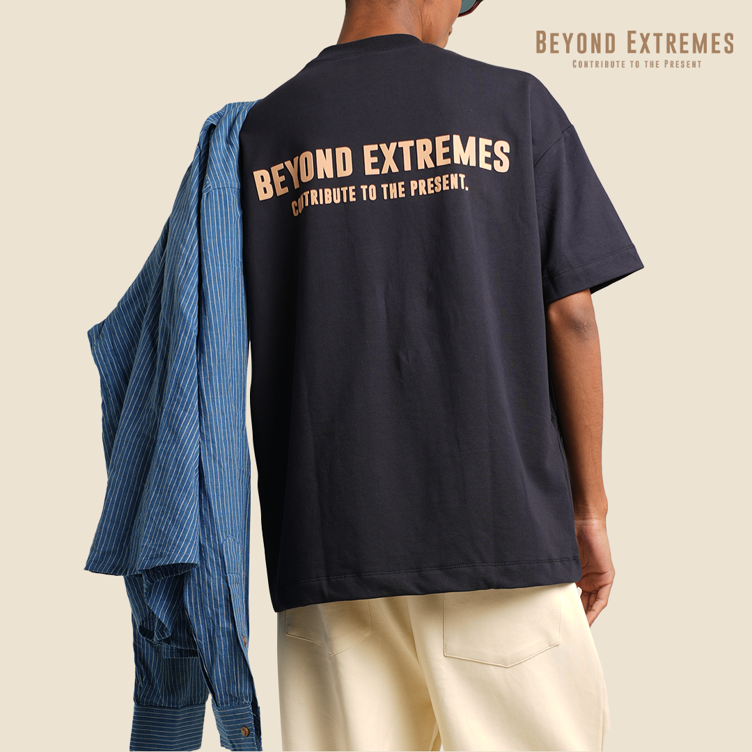 3 T-shirt in Navy Blue [Unisex]