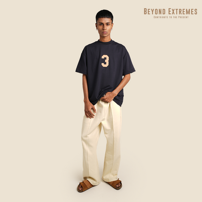 3 T-shirt in Navy Blue [Unisex]