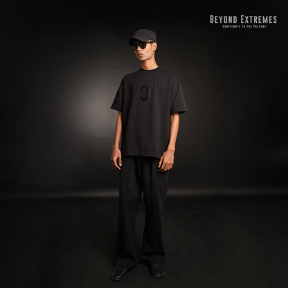 3 T-shirt in Black [Unisex]