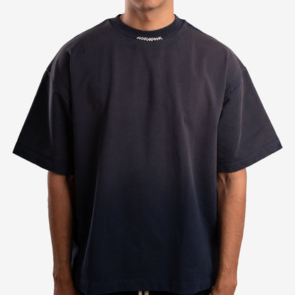 Kantha Basic T-shirt in Navy Blue [Unisex]