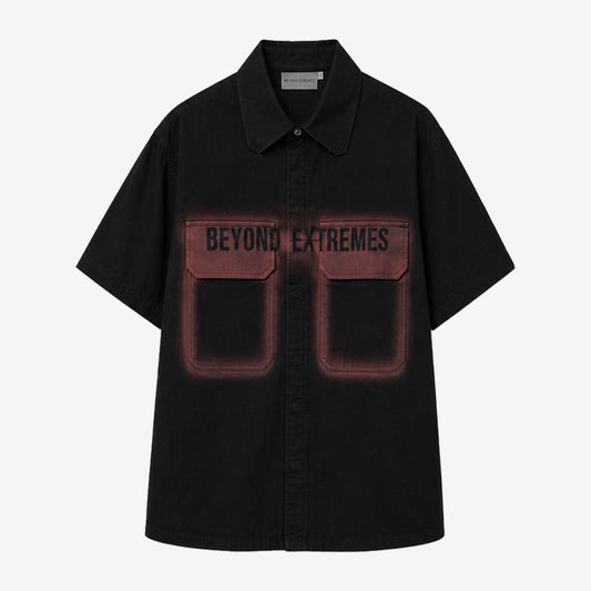 Stencil Farmland Shirt in Black [Unisex]