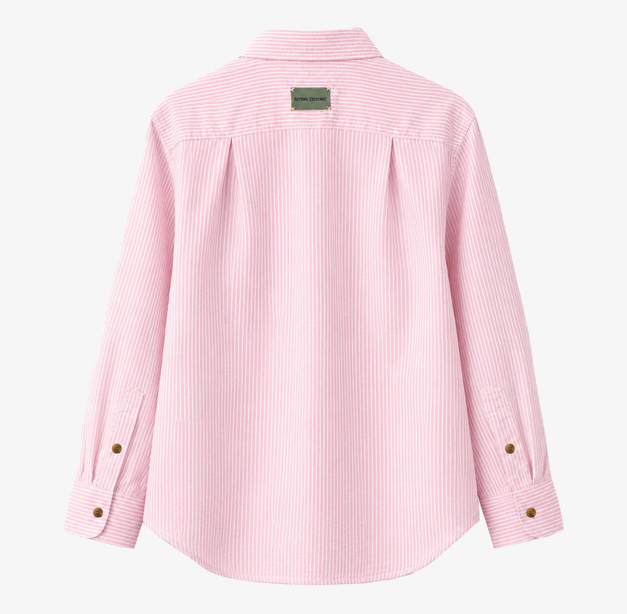 Beach Shirt in Pink Stripes [Unisex]