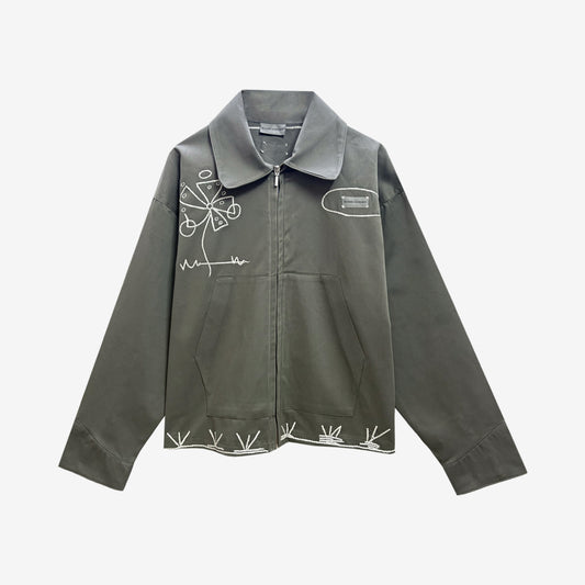 Free Hand Embroidered Jacket [Unisex]