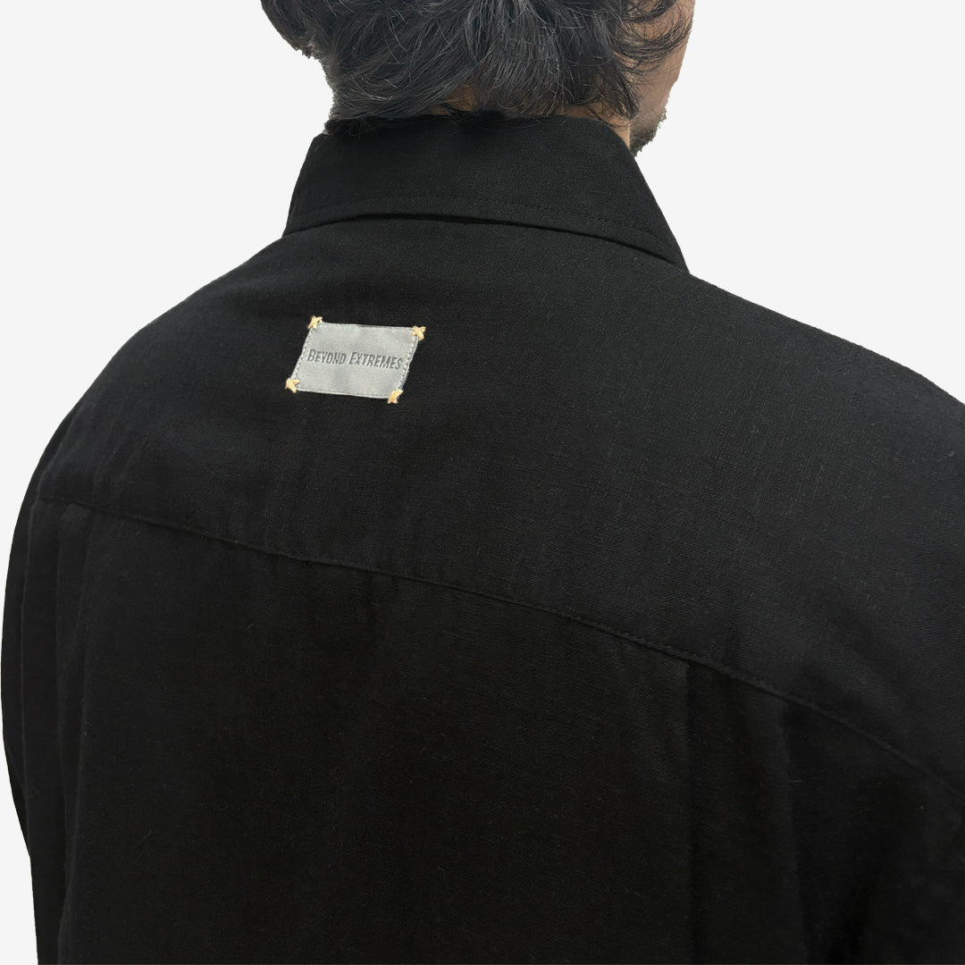 Linzo Boat Shirt in Black [Unisex]