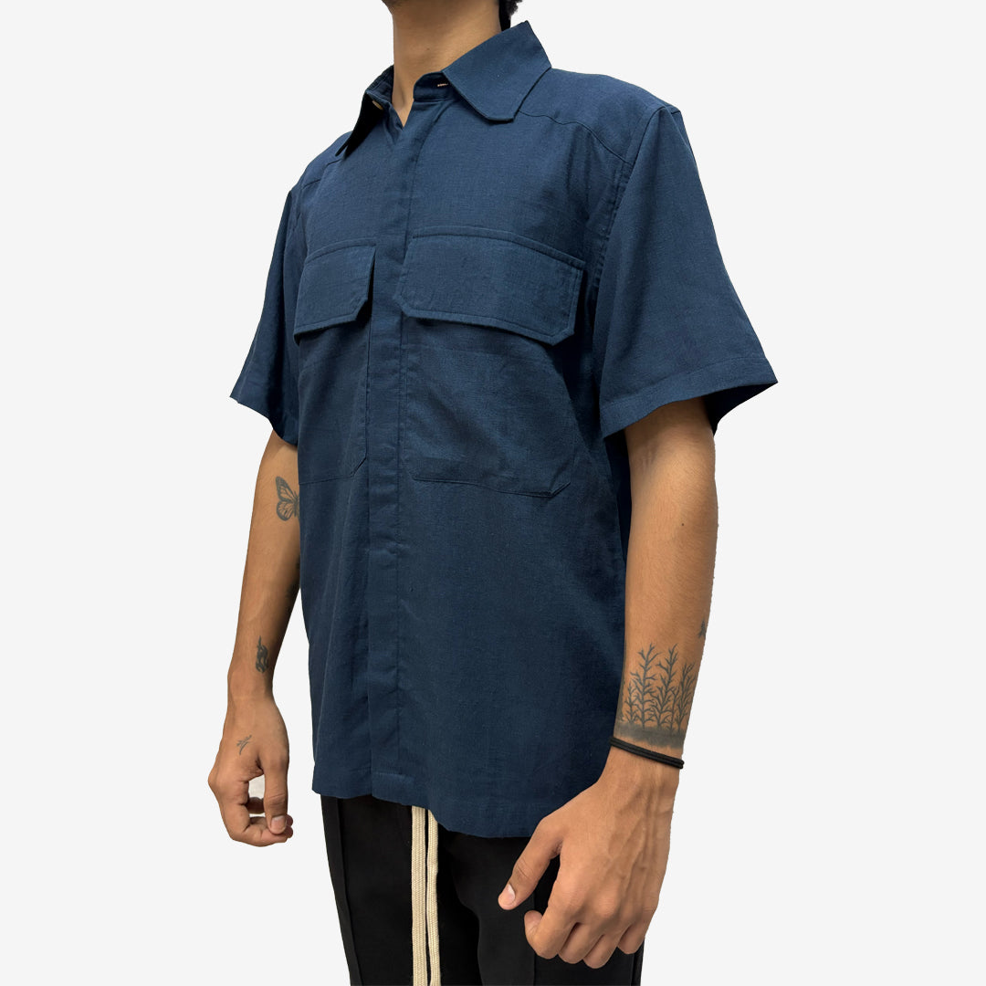 Linzo Boat Shirt in Midnight [Unisex]