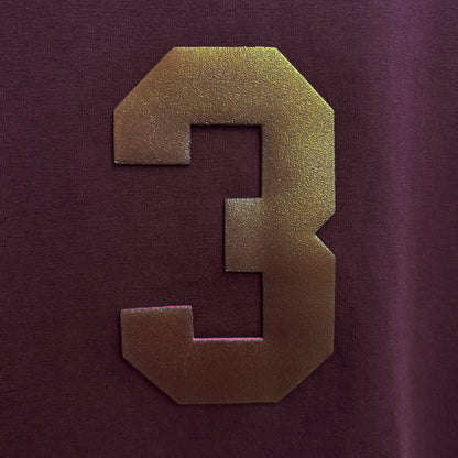 3 T-shirt in Wine [Unisex]