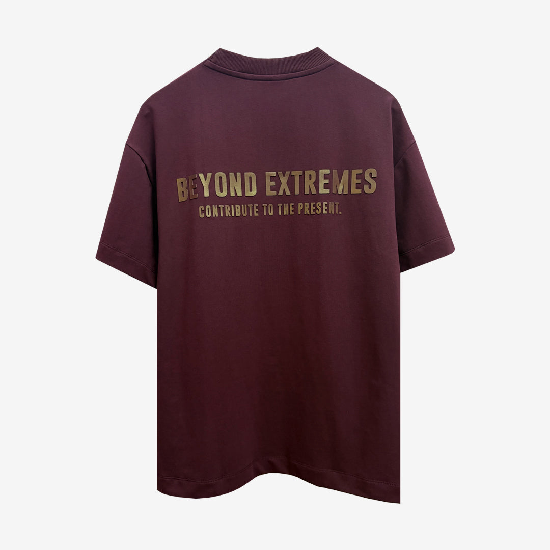 3 T-shirt in Wine [Unisex]