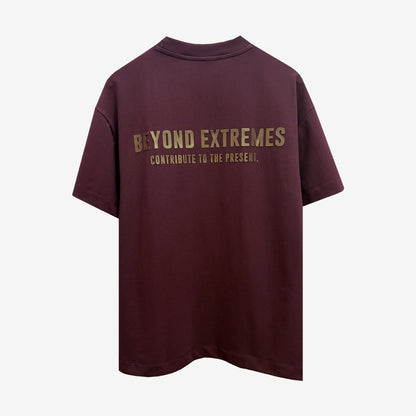 3 T-shirt in Wine [Unisex]