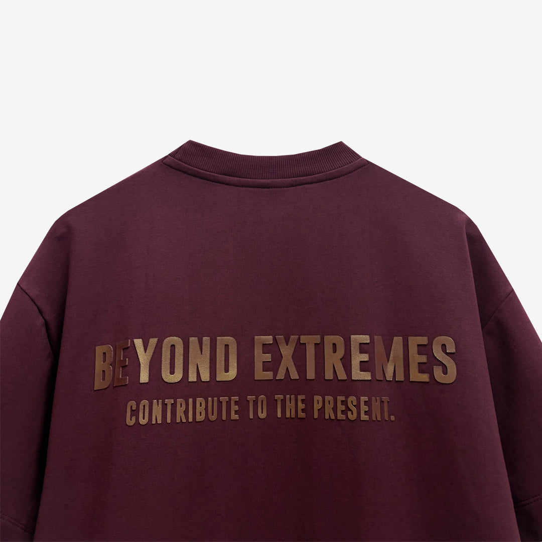 3 T-shirt in Wine [Unisex]