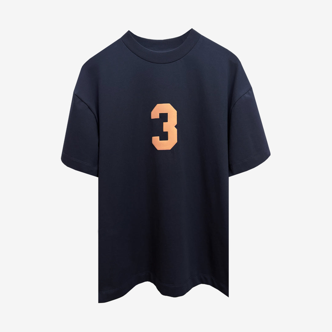 3 T-shirt in Navy Blue [Unisex]