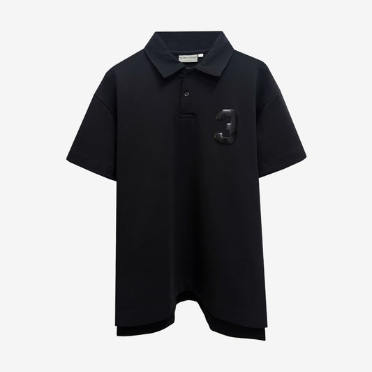 Everyday Polo T-shirt in Black [Unisex]