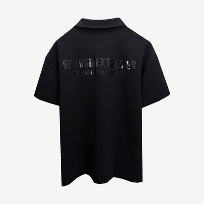Everyday Polo T-shirt in Black [Unisex]
