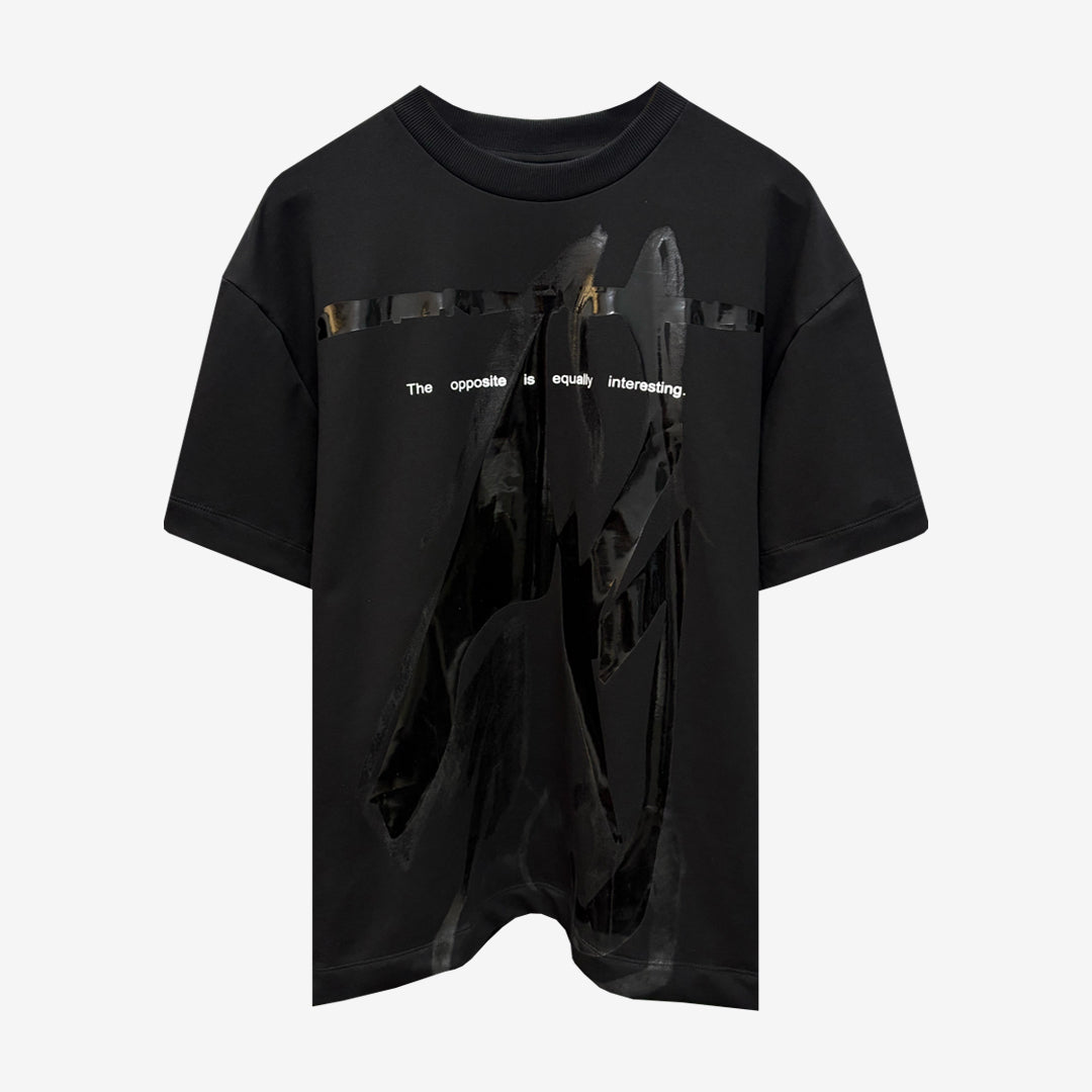 Scapegoat T-shirt in Jet Black [Unisex]