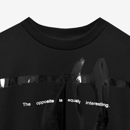 Scapegoat T-shirt in Jet Black [Unisex]