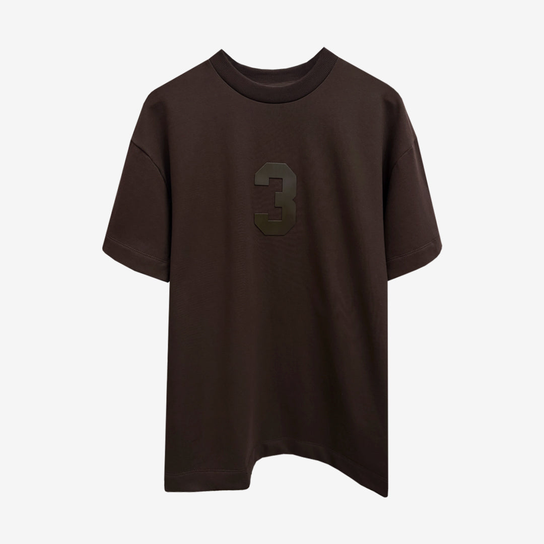 3 T-shirt in Brown [Unisex]