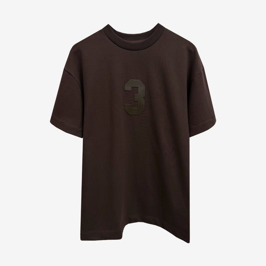 3 T-shirt in Brown [Unisex]