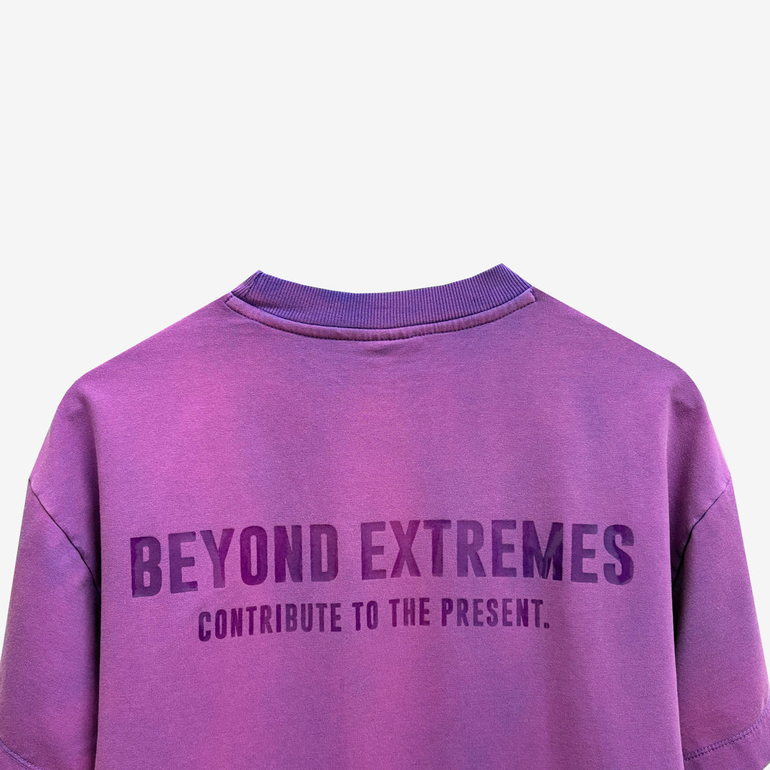 Kantha Basic T-shirt in Purple [Unisex]