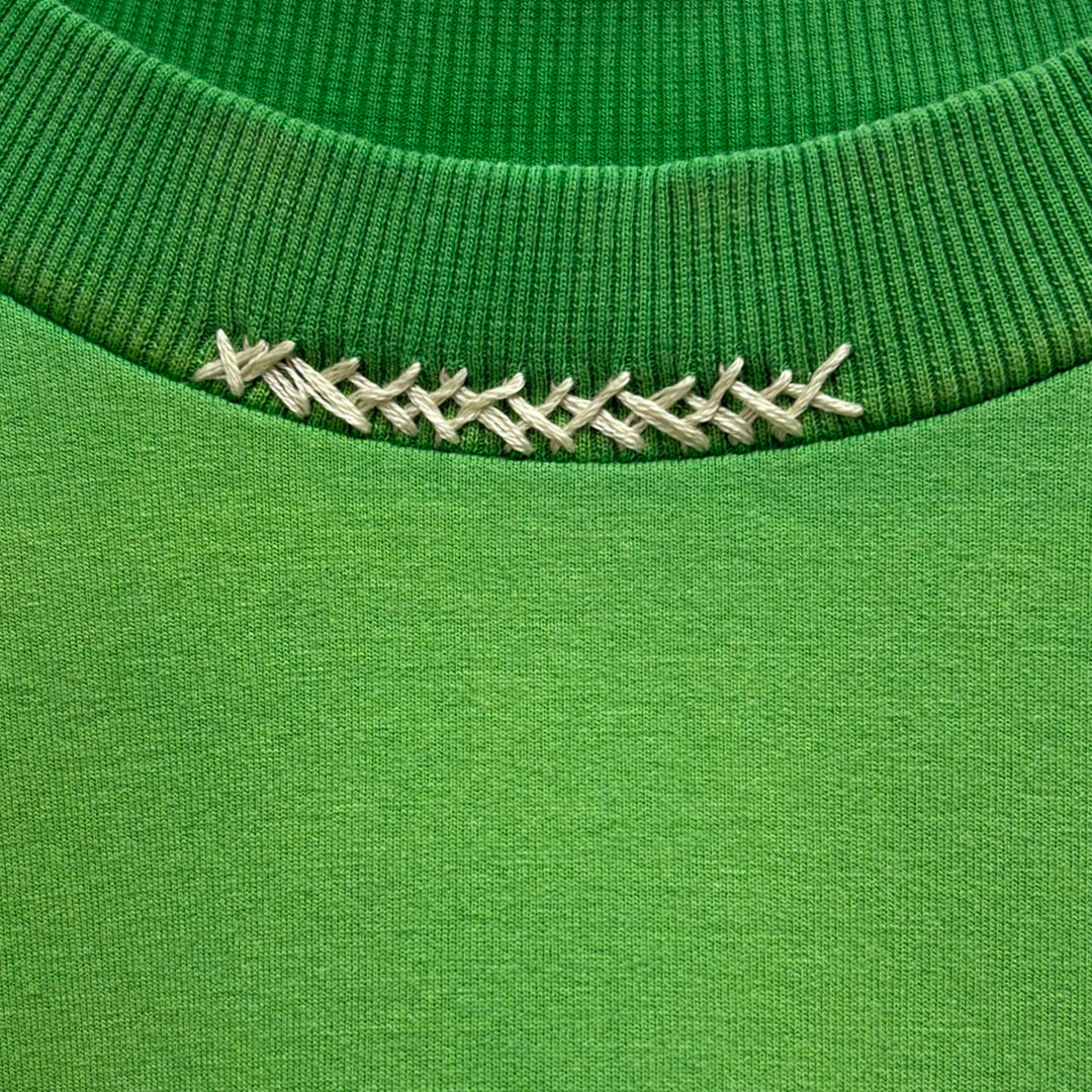 Kantha Basic T-shirt in Green [Unisex]