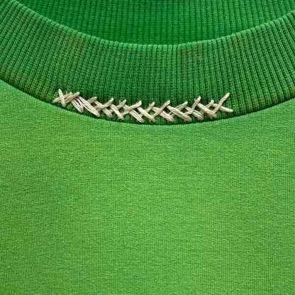 Kantha Basic T-shirt in Green [Unisex]