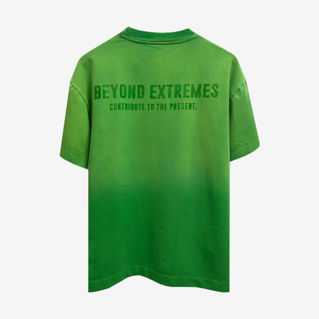 Kantha Basic T-shirt in Green [Unisex]