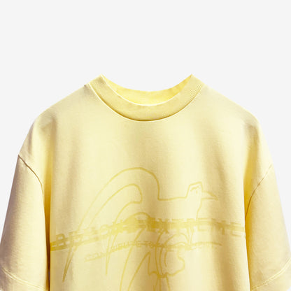 Leap of Faith T-shirt in Yellow [Unisex]