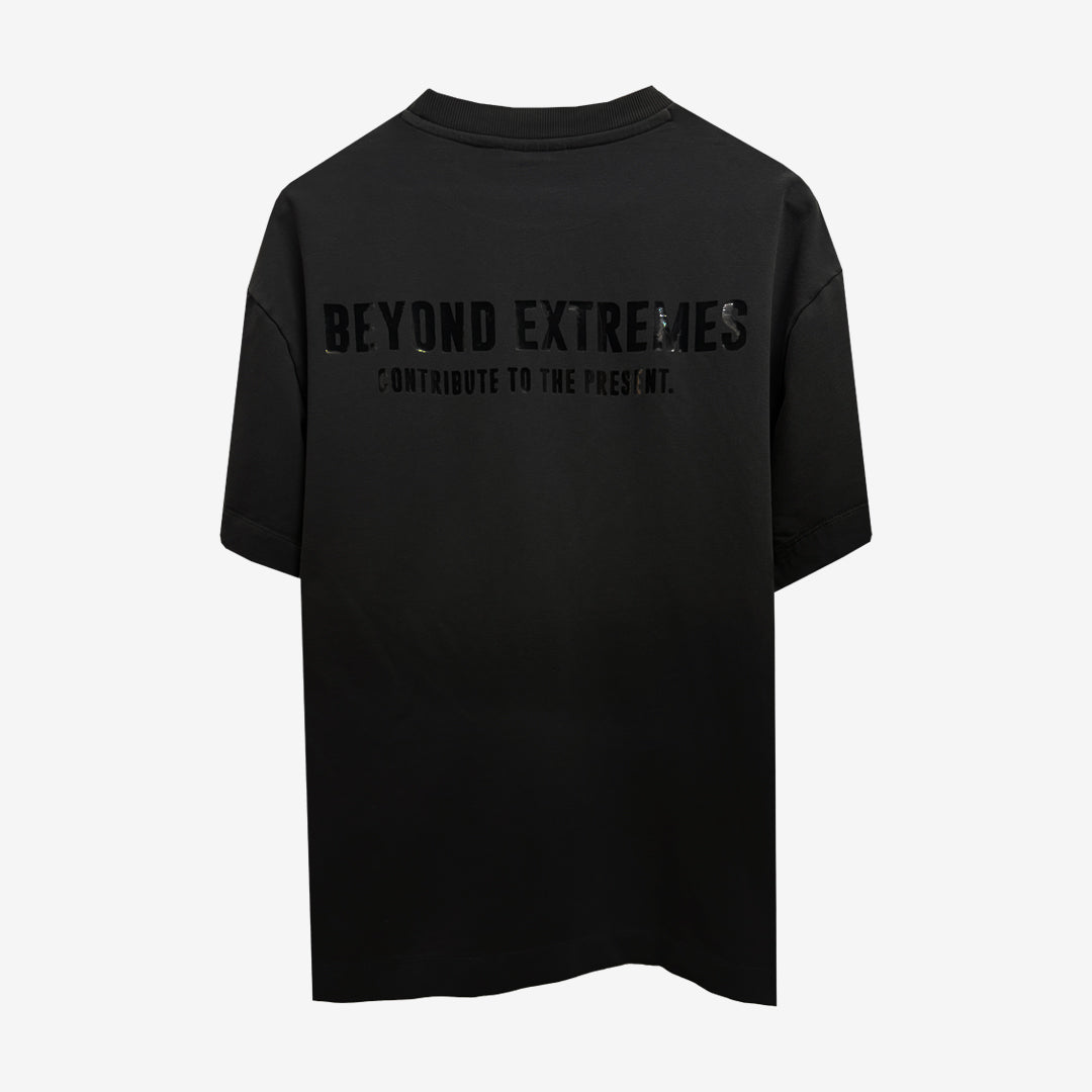 Kantha Basic T-shirt in Black [Unisex]