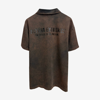 Aged Polo T-shirt [Unisex]