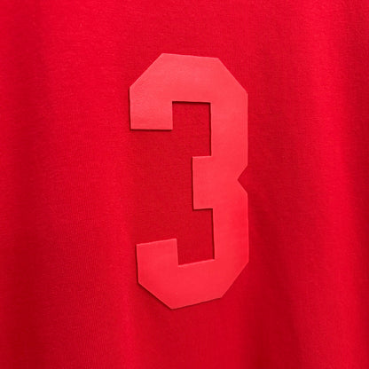 3 T-shirt in Red [Unisex]