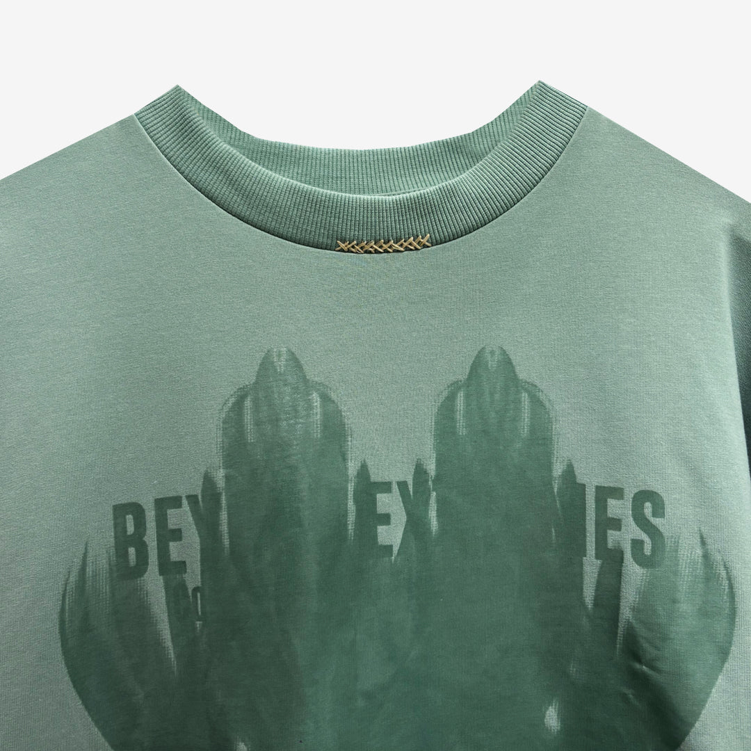 Glazed T-shirt in Sage Green [Unisex]
