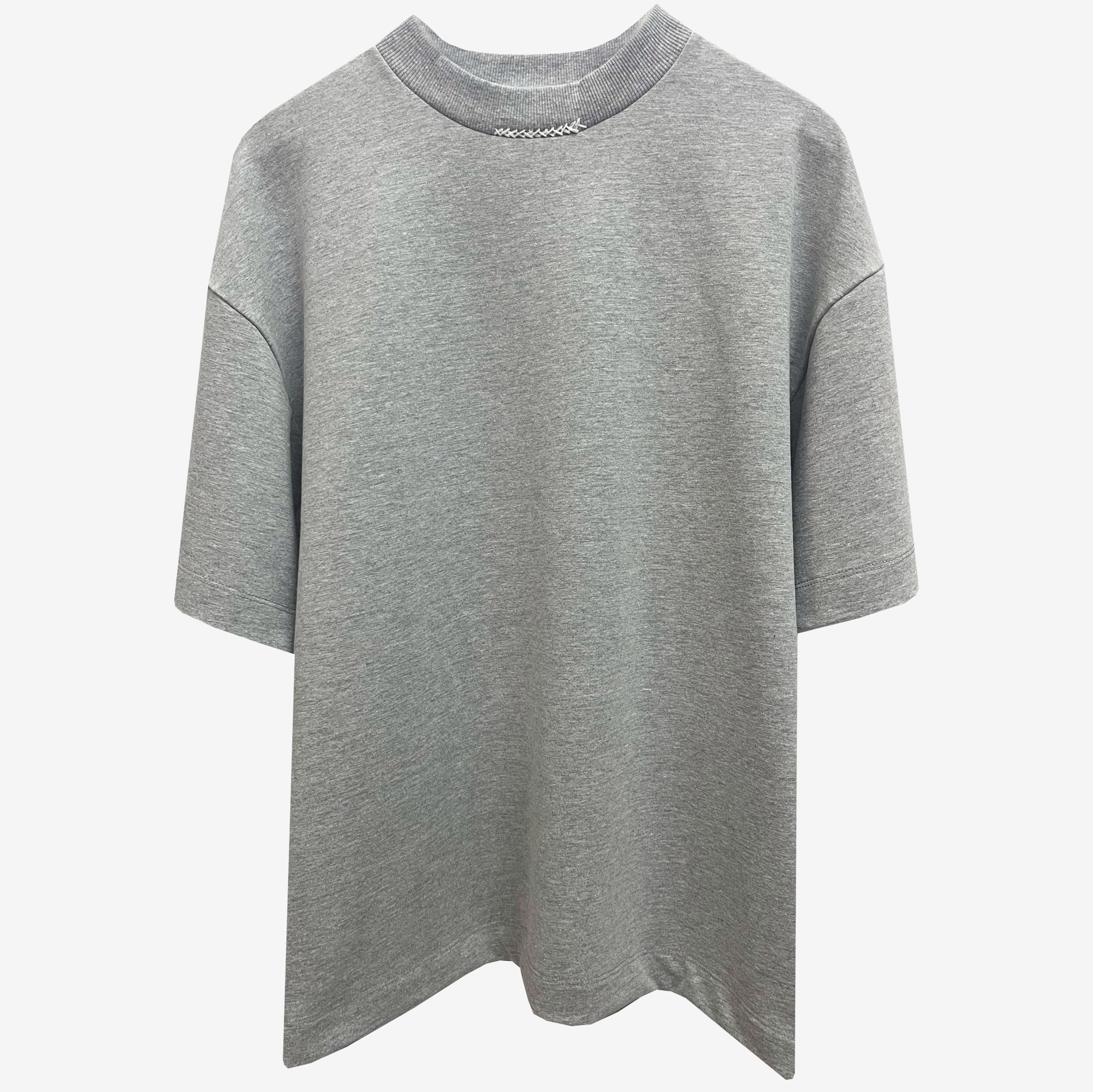 Kantha Basic T-shirt in Grey Melange [Unisex]