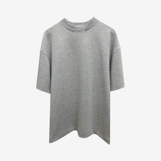 Kantha Basic T-shirt in Grey Melange [Unisex]