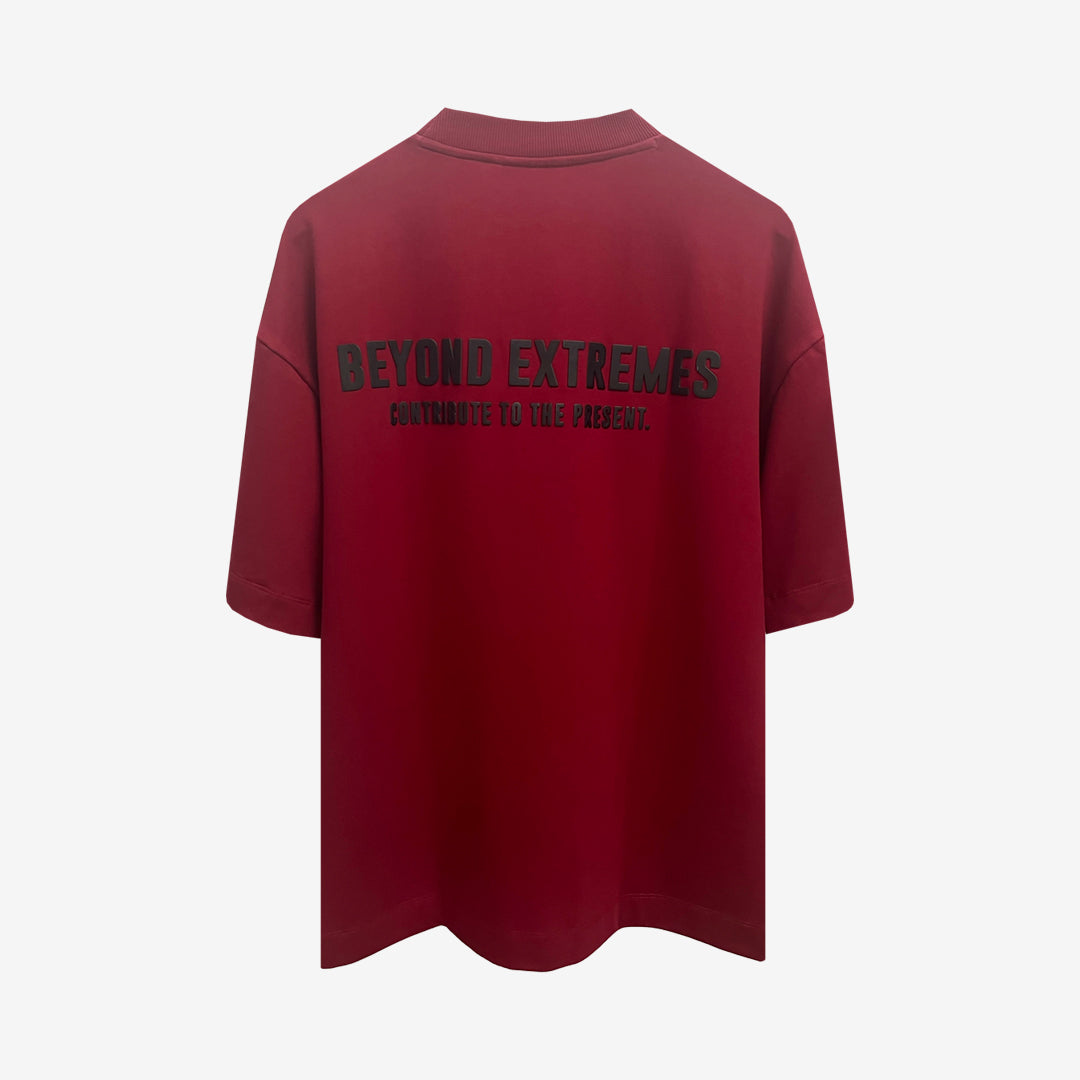 3 T-shirt in Burgundy [Unisex]