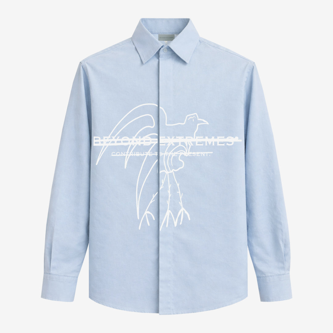 Leap of Faith Shirt in Sky Blue  [Unisex]