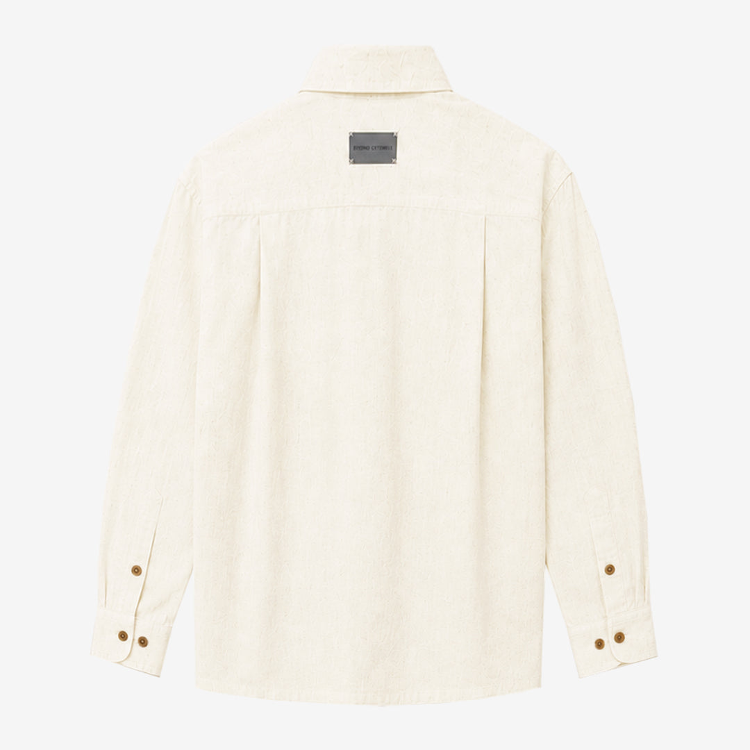 Stencil Shirt in Natural  [Unisex]